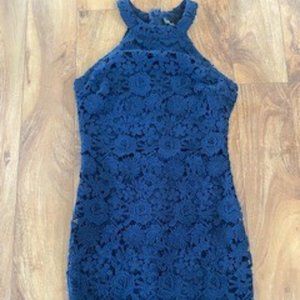 Lulu's Small Navy Bodycon